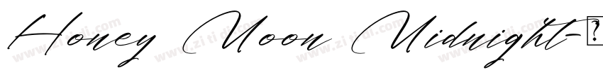 Honey Moon Midnight字体转换